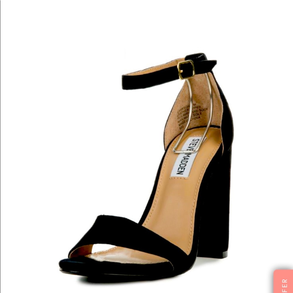 Steve Madden Carrson black heels